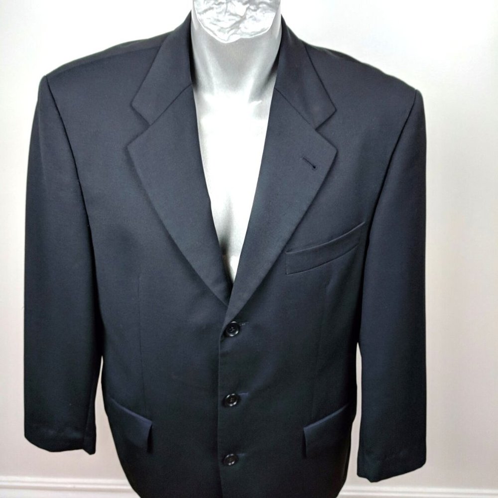 Hugo Boss Navy Blue Jacket Size USA 40 Short Blaz